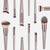 Wooden Foundation Cosmetic Eyebrow Eyeshadow Brush