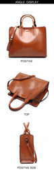 High Quality Casual Leather Handbag For Women